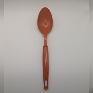 Vintage Ekco Orange Solid Serving‎ Spoon Made In USA Dishwasher Safe